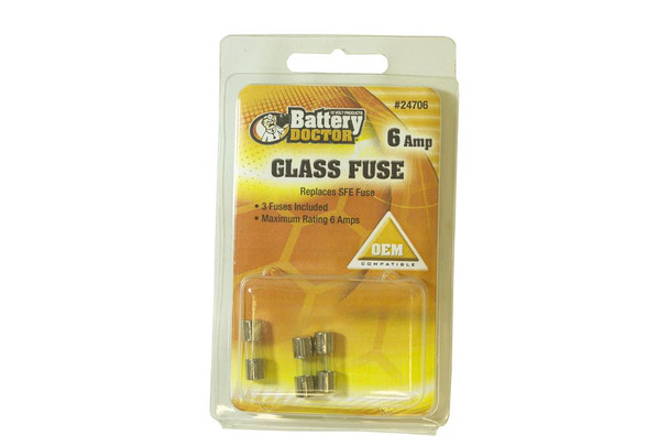 SFE GLASS FUSE - 6A 24706