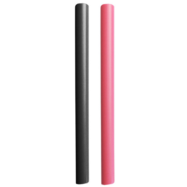 Pacer Battery Cable Heat Shrink Tubing - 1/4" x 3" - Black/Red (2- BEHS1/4-3BKRD