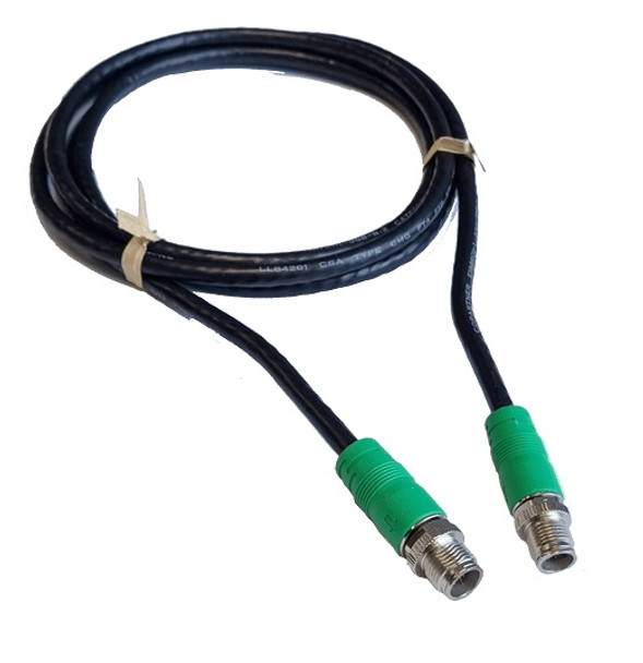 Lowrance 16.5ft Ethernet Cable Green M12 8-pin Male-male 000-16076 000-16076-001
