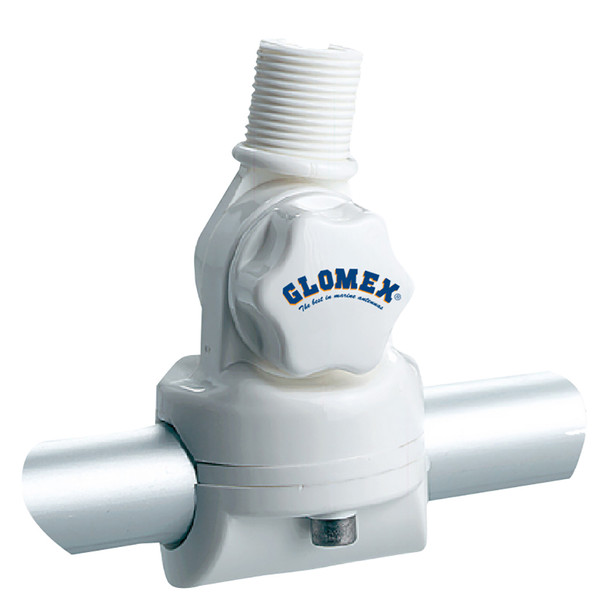 Glomex Nylon Rail Mount w/Knobs f/7/8" to 1" Railing - 1" - #14 Thread RA134