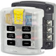 Blue Sea 5028 ST Blade Fuse Block w/ Cover - 6 Circuit without Negative 5028
