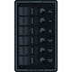Blue Sea 8373 Water Resistant 6 Position - Black - Vertical Mount Panel 8373