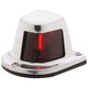 Attwood 1-Mile Deck Mount, Red Sidelight - 12V - Stainless Steel Housin 66319R7