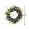 24" Artificial Lavender Flower Wreath for Front Door