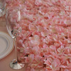 12 Pack 33 Sq ft. UV Protected 3D Silk Hydrangea Flower Wall Mat Panel( Peach)