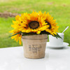 7 Heads Artificial Sunflower Arrangement in Pot