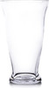 Tapered Glass Vase for Flowers 5" W 8" H