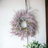 24" Artificial Spring Flower Wreath