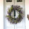 22" Artificial Lavender Flower Wreath
