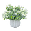 11" Mixed Artificial Mini Baby's Breath Flower in Pot (Creame)
