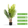 36 inches Artificial California Palm Tree in Plastic Nursery Pot