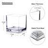 5.0" Clear Cube Glass Vase
