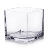 5.0" Clear Cube Glass Vase