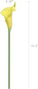 20pcs Artificial Real Touch Calla Lily Flower Arrangement (Yellow)