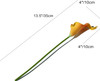 20pcs Artificial Real Touch Calla Lily Flower Arrangement (Orange)