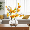 Real Touch Magnolia Flower Arrangement in Glass Vase with Faux Water (Yellow) Real Touch Magnolia Flower Arrangement in Glass Vase with Faux Water (Yellow)