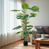 Artificial Green Leaf Tree in Pot