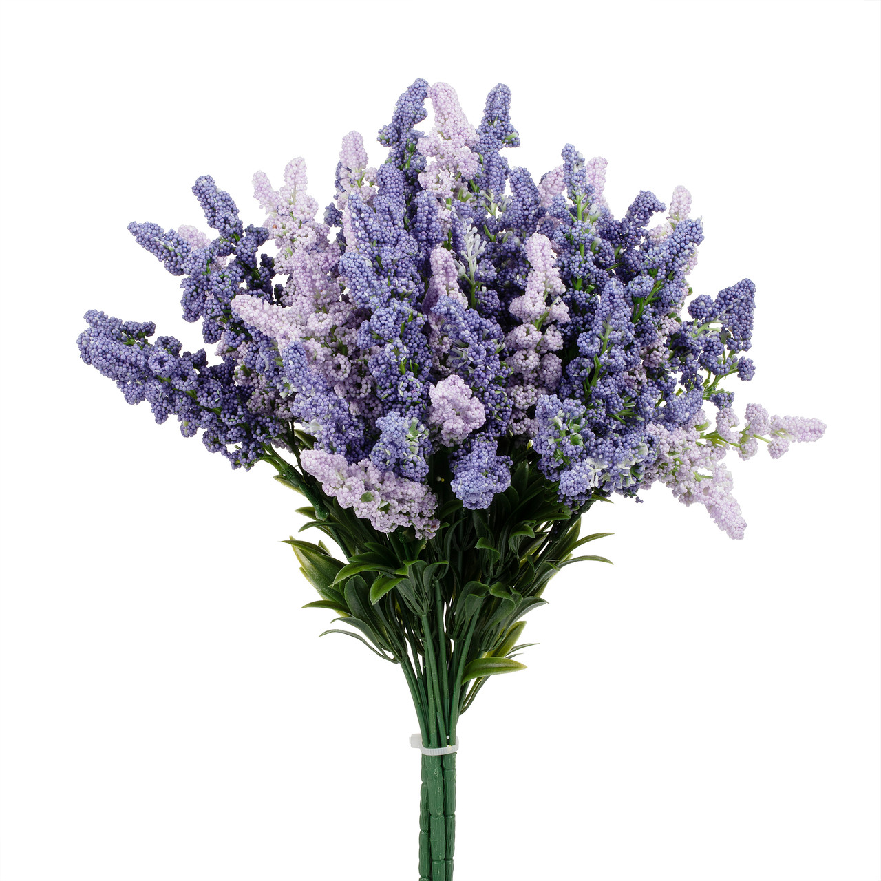 Faux Lavender Bush Set of 4