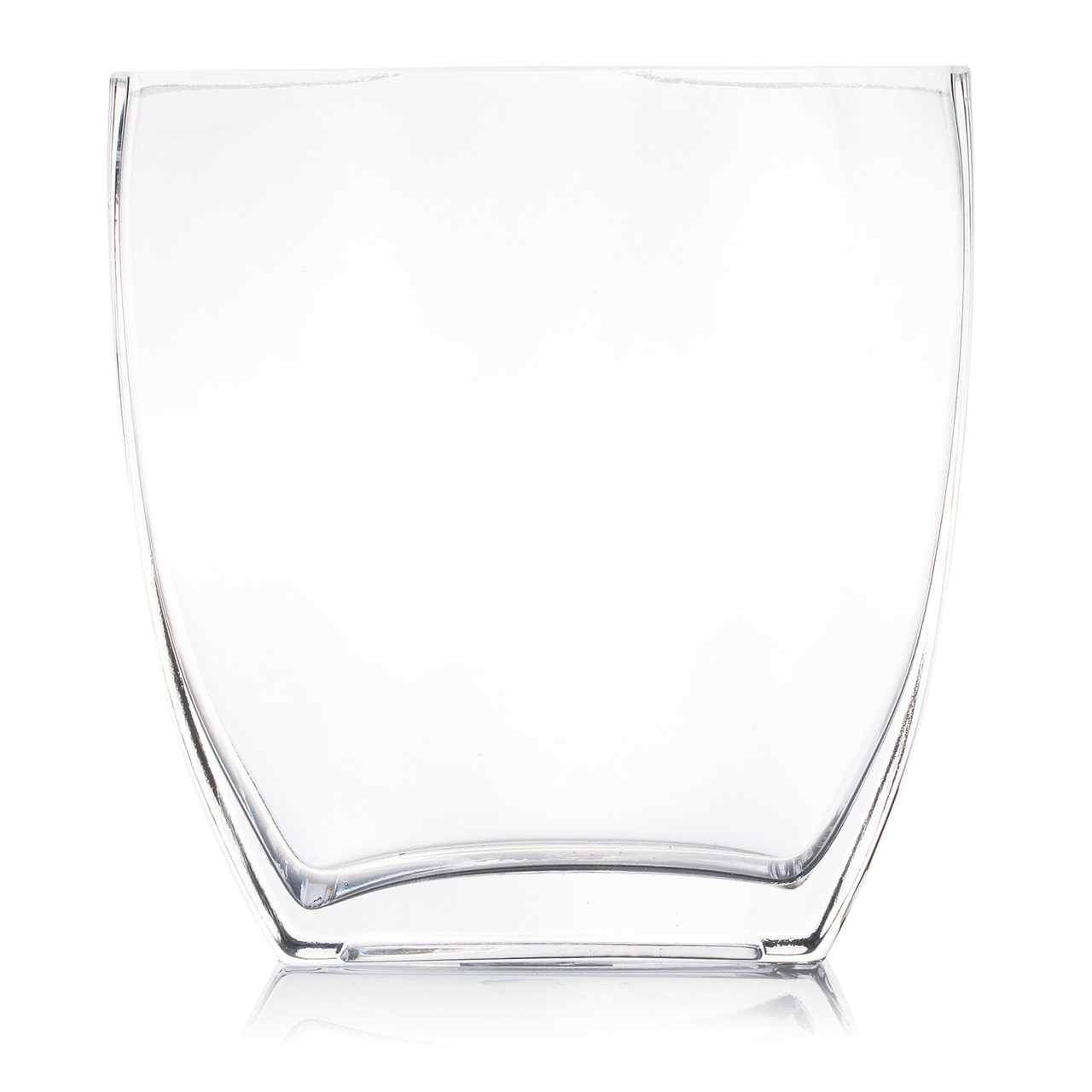 Unique Tapered Rectangle Vase H 7.0" W 2.5"L7.0"
