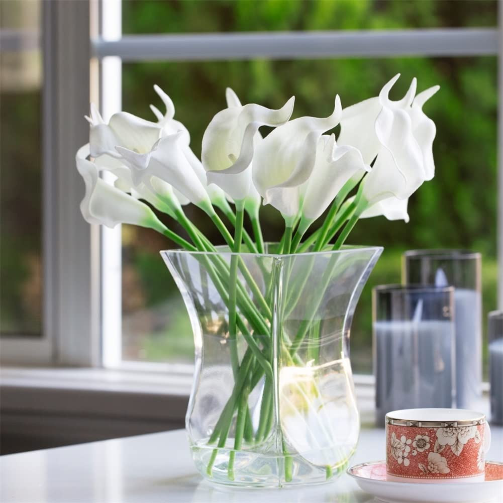 Unique Tapered Rectangle Vase H 7.5" W 5.0"L5.0"