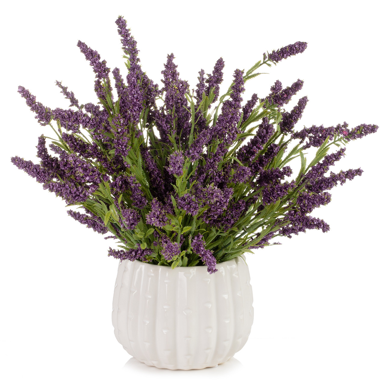 Artificial Lavender Flower in Ceramic Pot