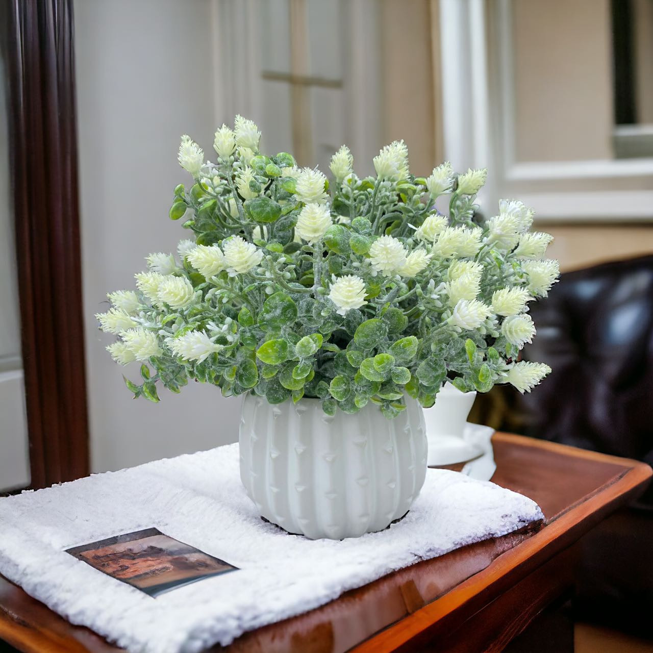 11" Mixed Artificial Mini Baby's Breath Flower in Pot