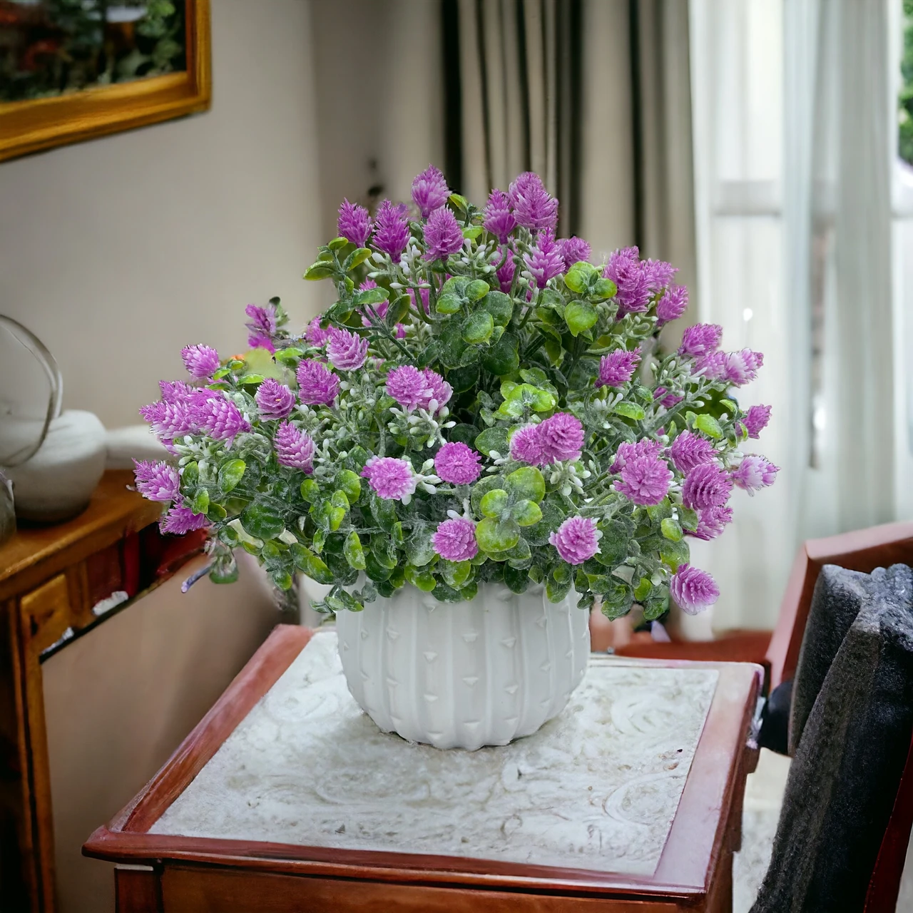 11" Mixed Artificial Mini Baby's Breath Flower in Pot