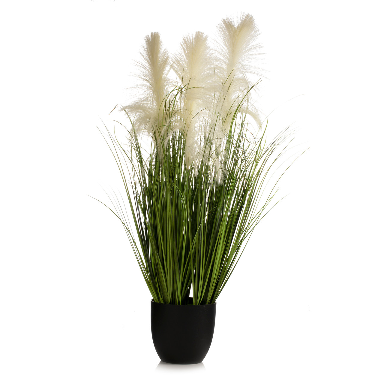 Artificial Feather Reed Grass in Pot