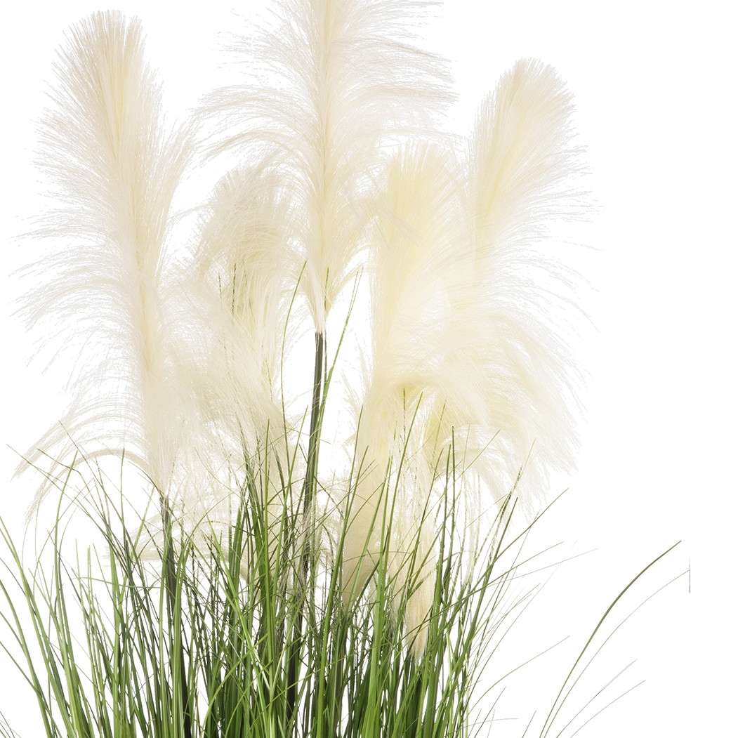 Artificial Feather Reed Grass in Pot