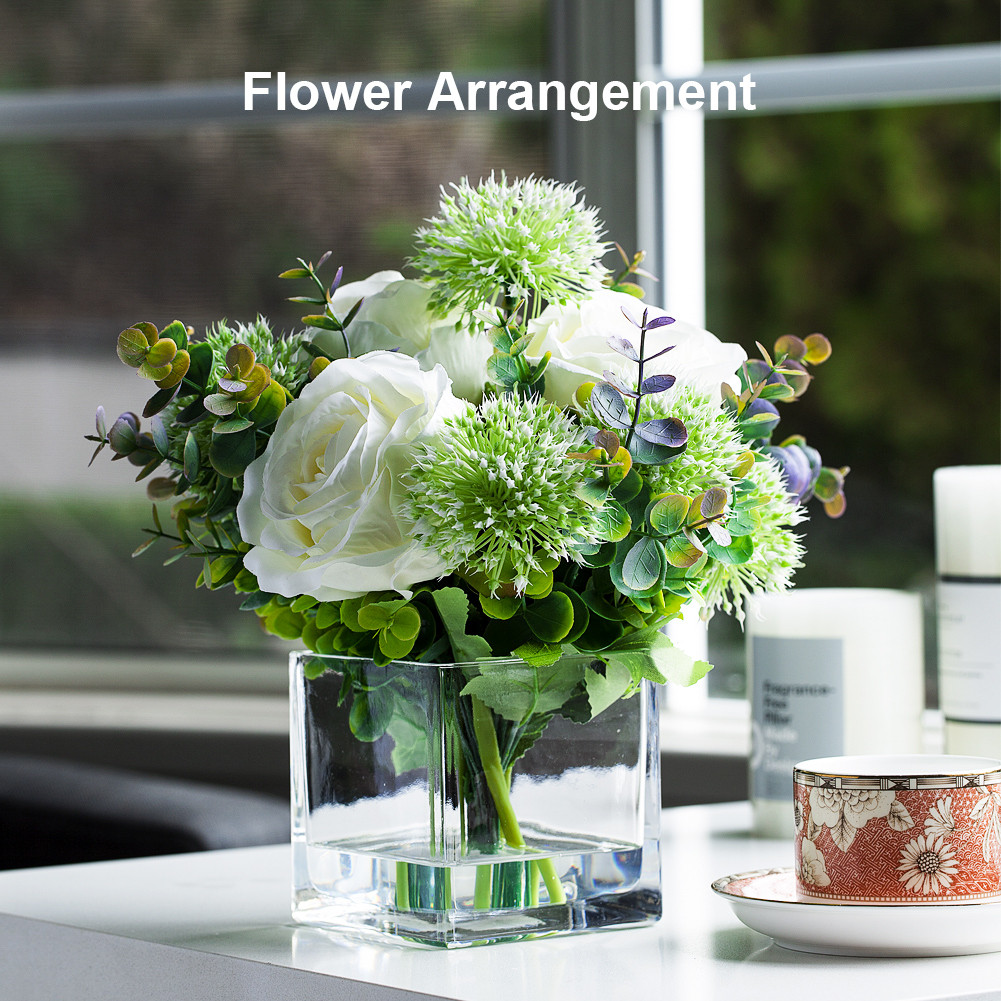 4.0" Clear Cube Glass Vase