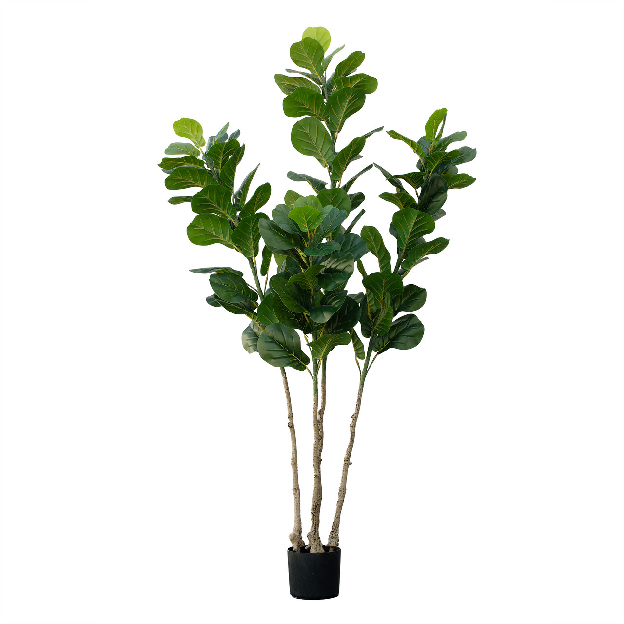 5 ft Artificial Fiddle Leaf Fig Tree in Nursery Pot
