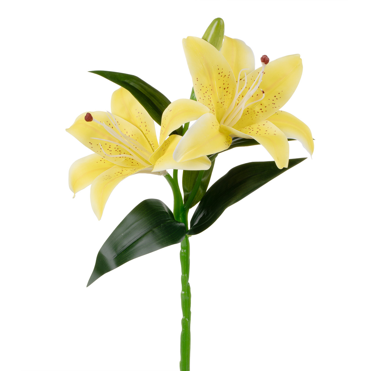 12" Artificial Real Touch Tiger Lily Flower Stem