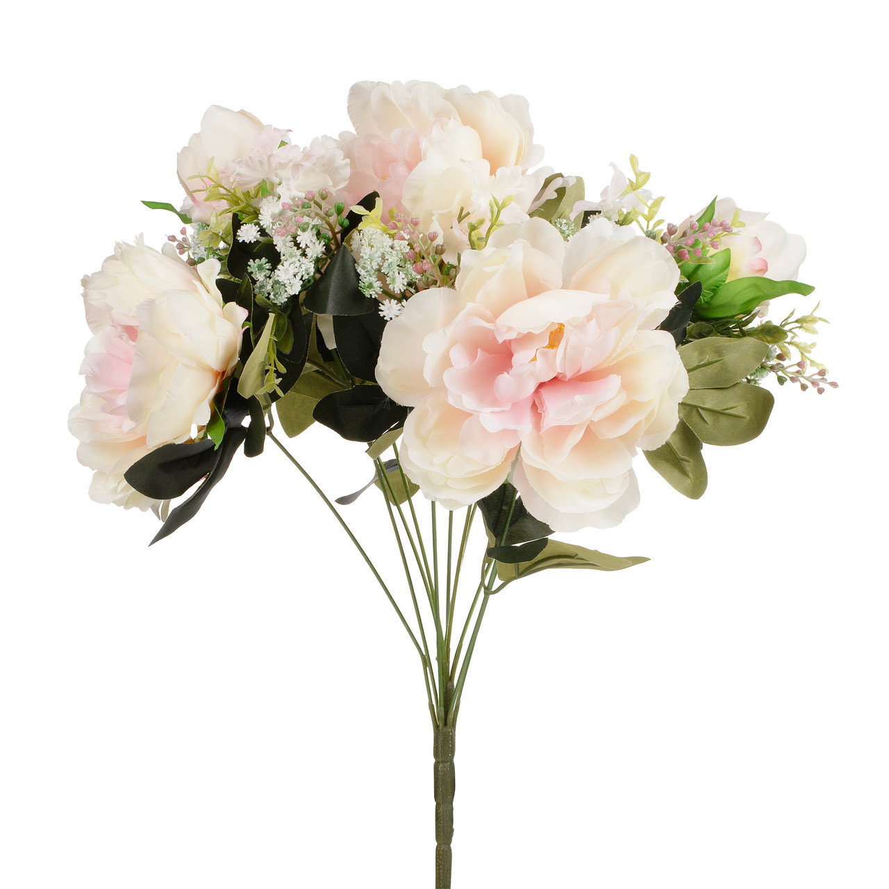 20"Artificial Peony Flower Bush