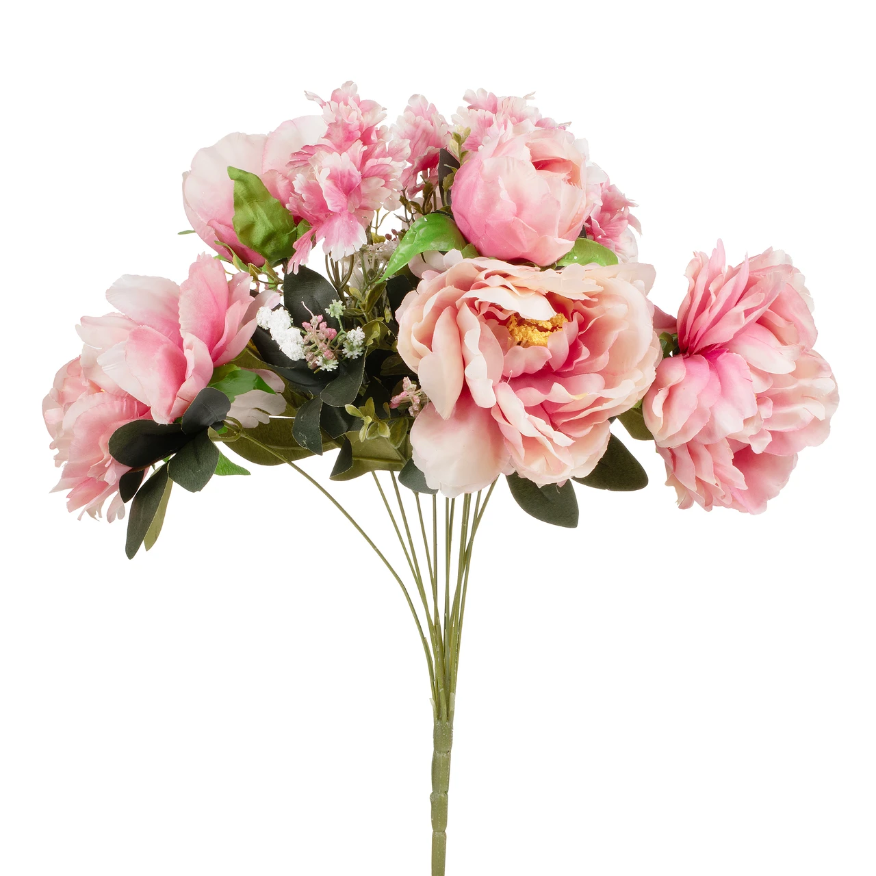 20"Artificial Peony Flower Bush