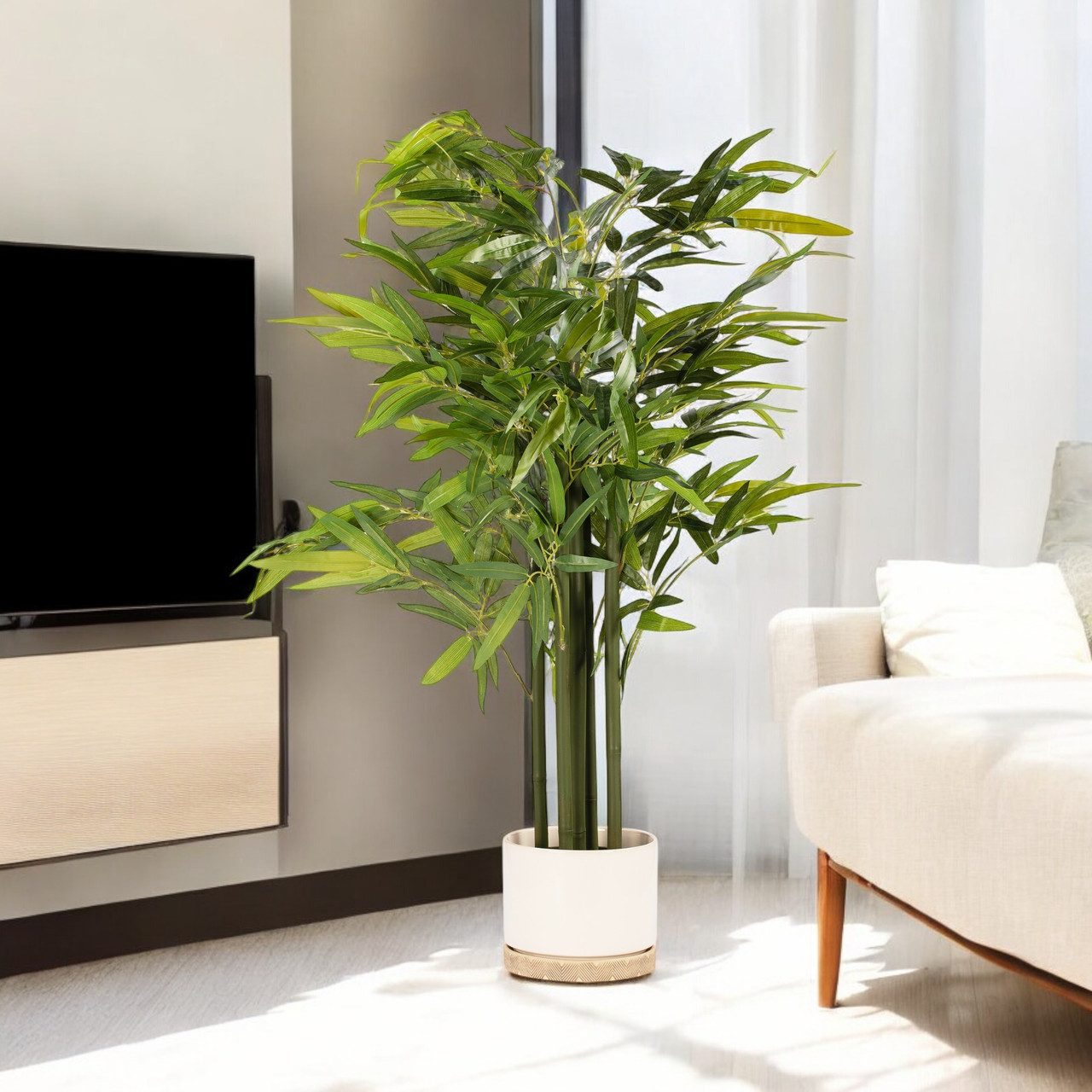 Artificial Bamboo Tree in Pot (New)