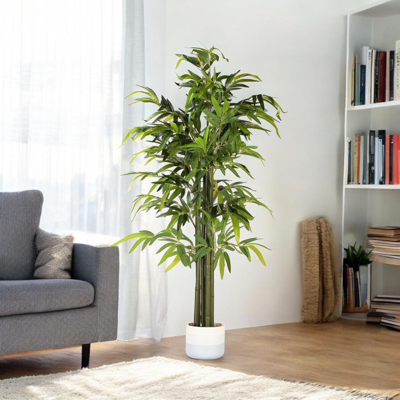 Artificial Bamboo Tree in Pot (New)