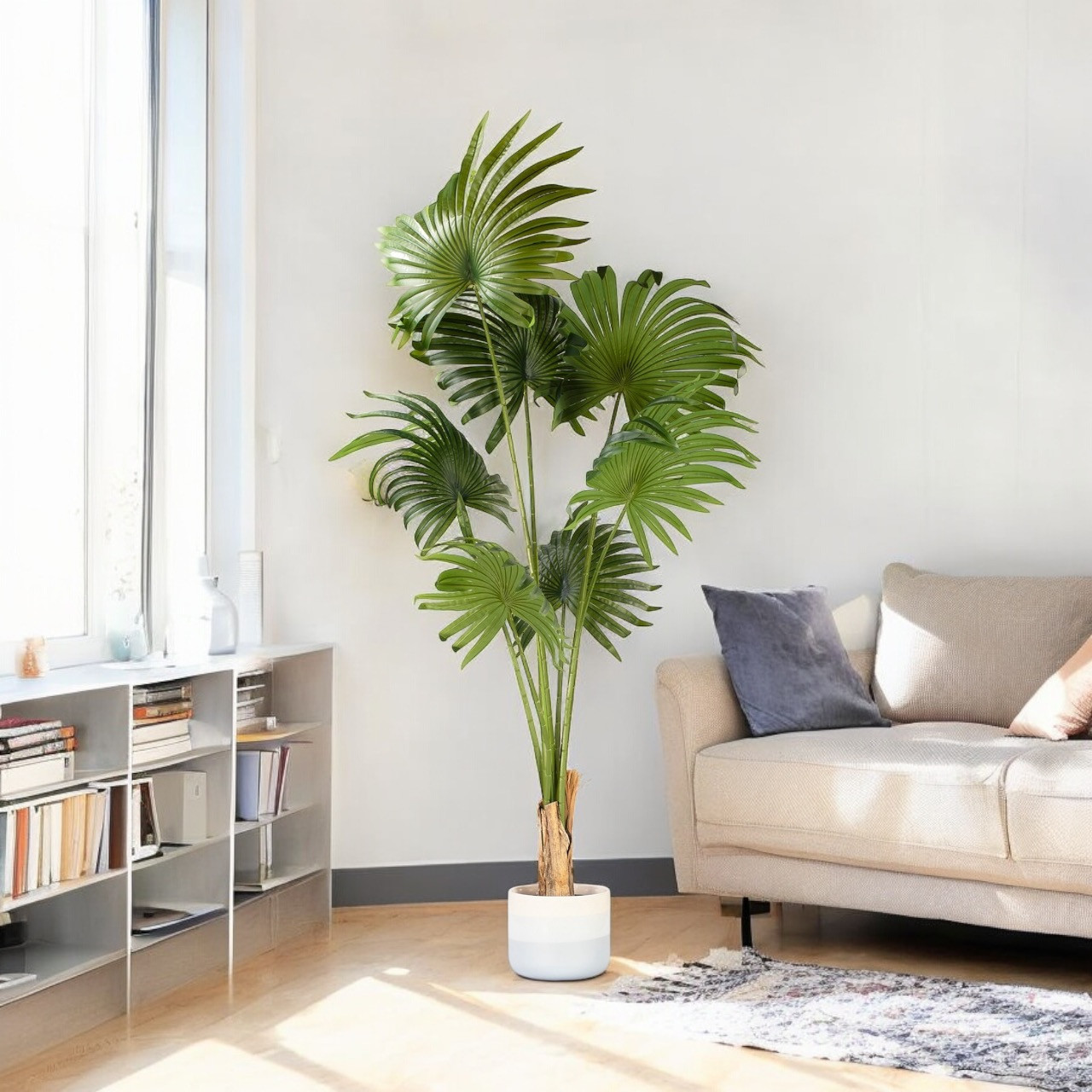Artificial California Palm Tree in Nursery Pot (New)