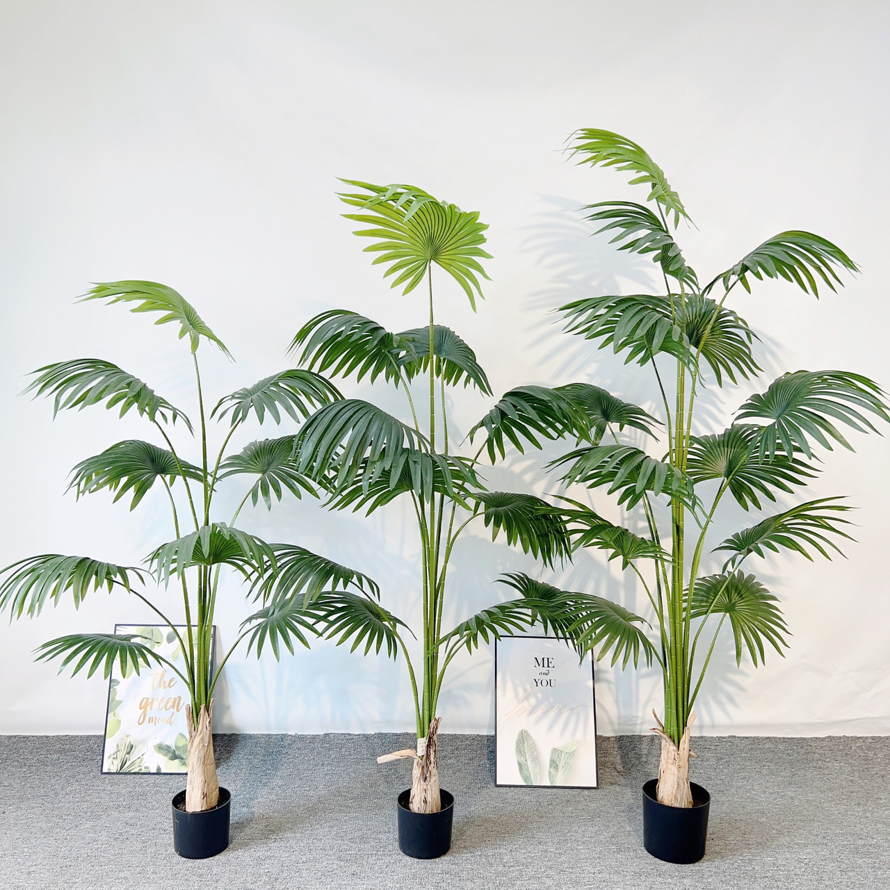 Artificial California Palm Tree in Nursery Pot (New)