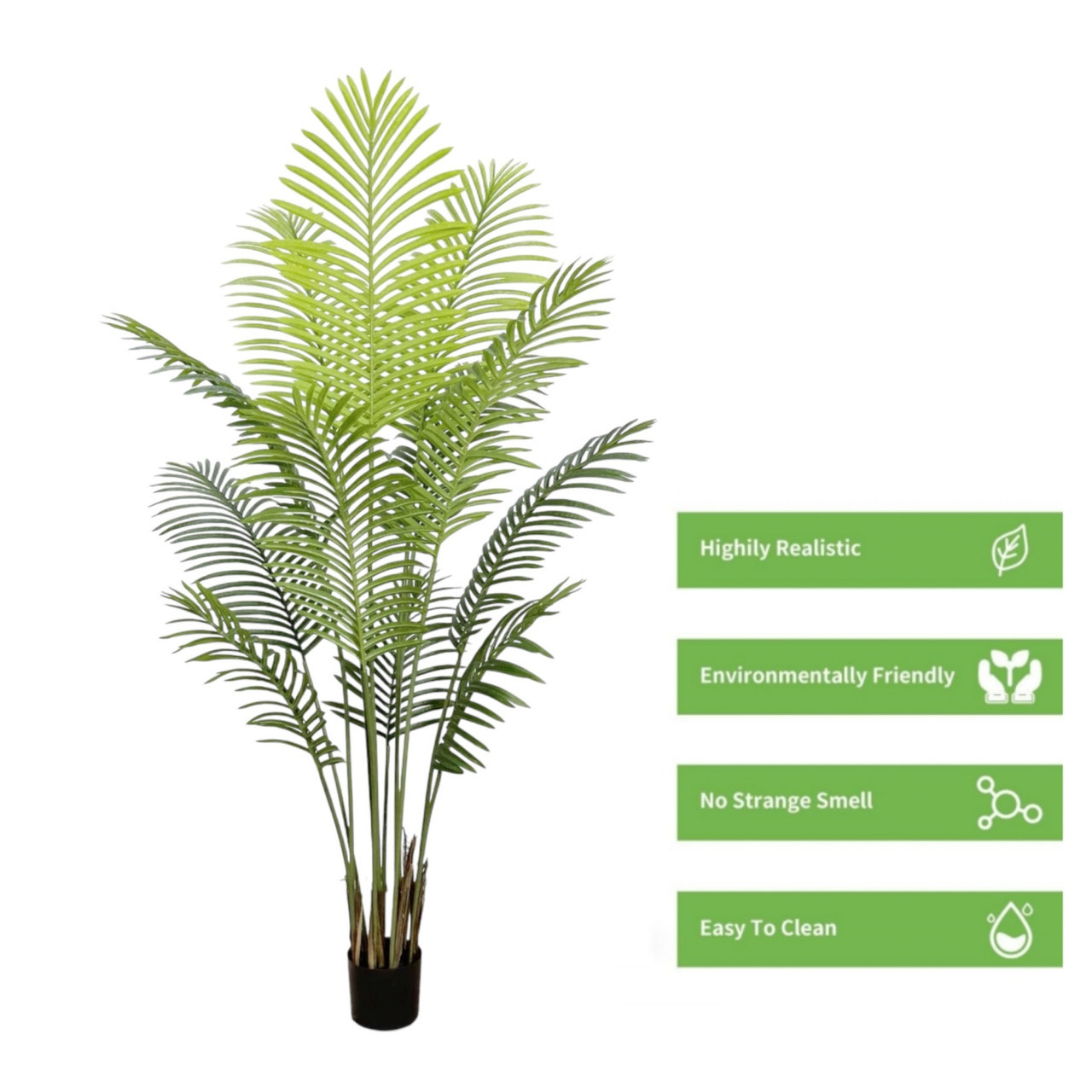 Artificial Palm Tree in Pot (New)