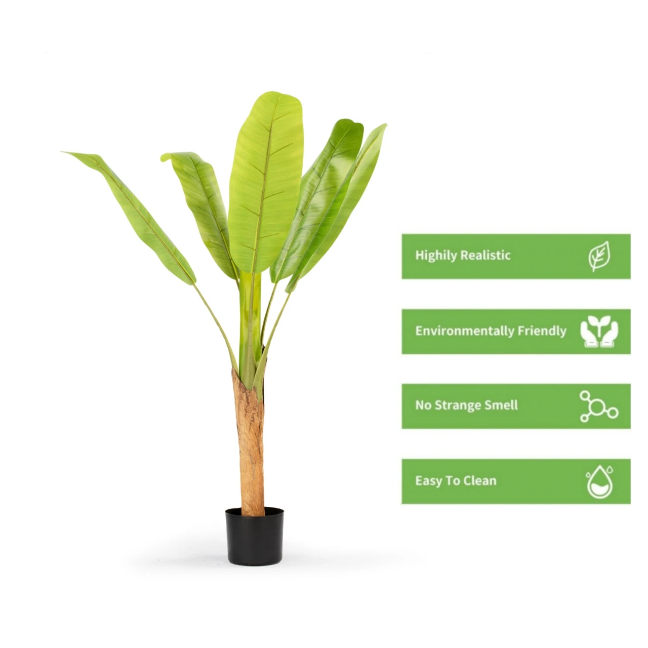 Artificial Banana Tree in Nursery Pot (New)
