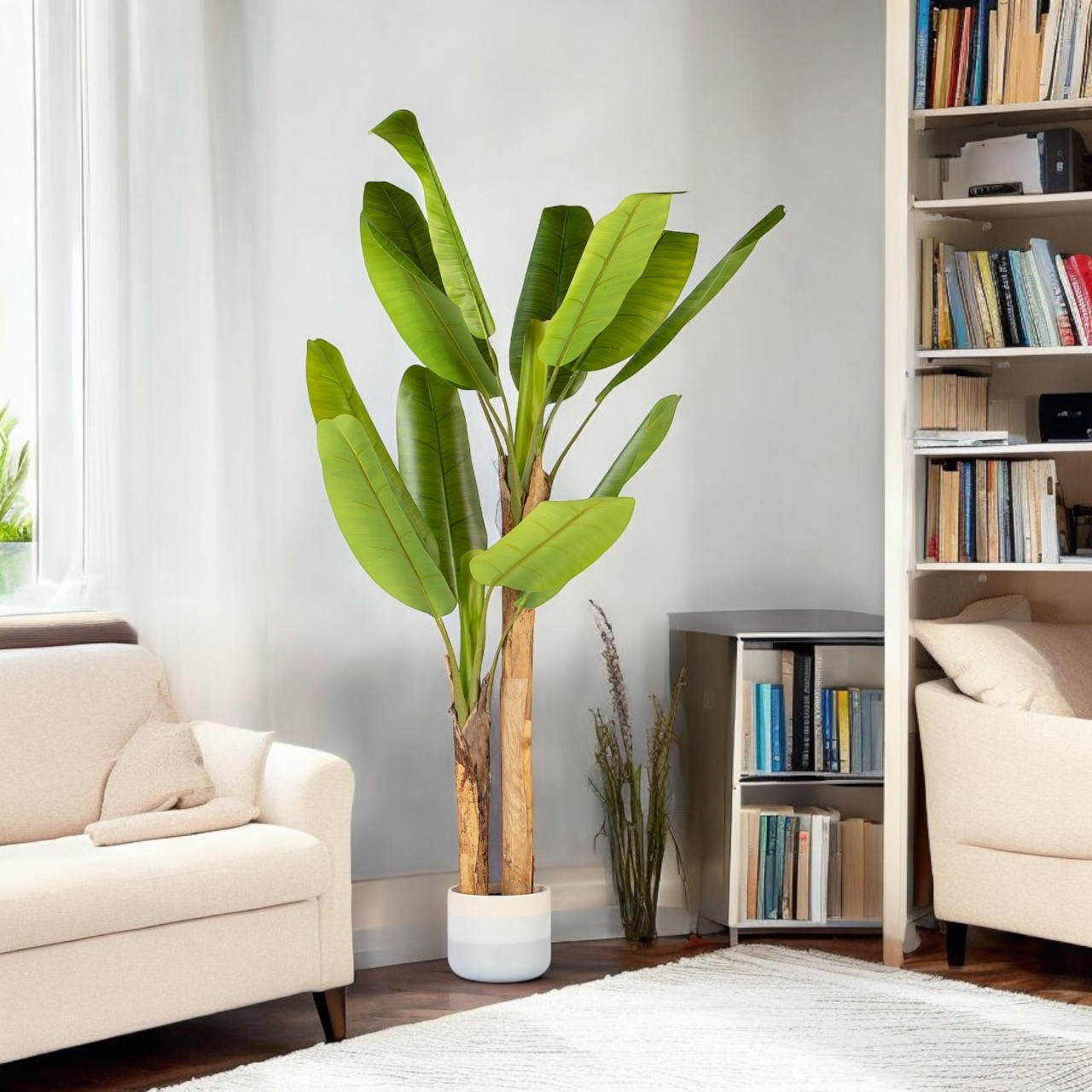 Artificial Banana Tree in Nursery Pot (New)