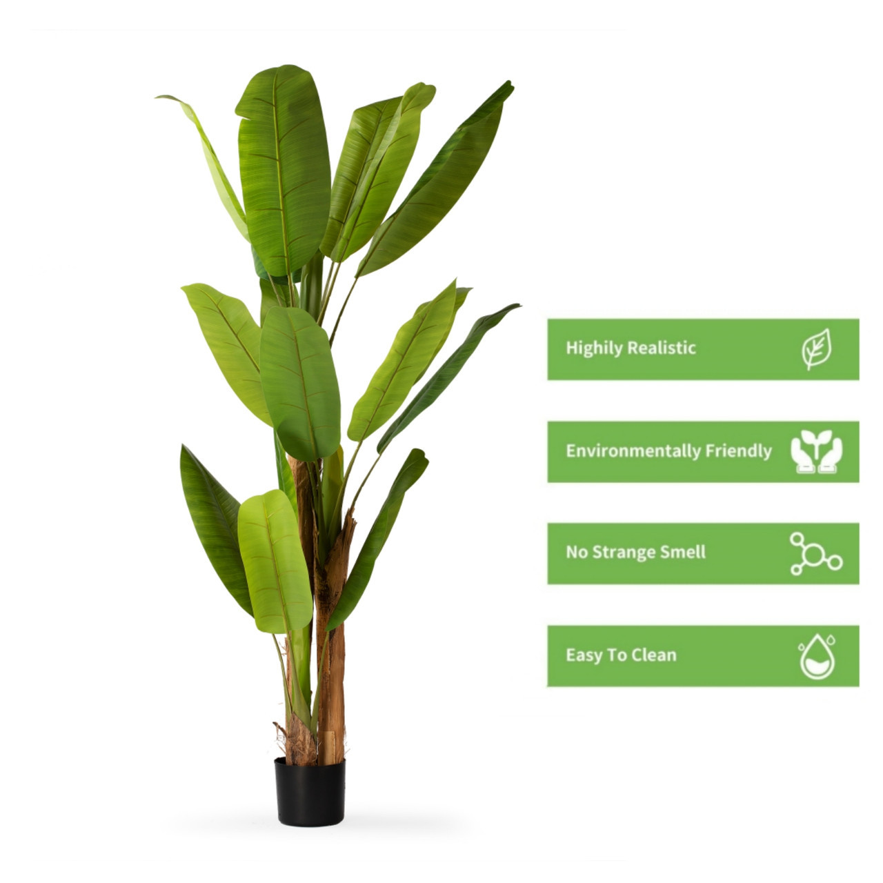 Artificial Banana Tree in Nursery Pot (New)