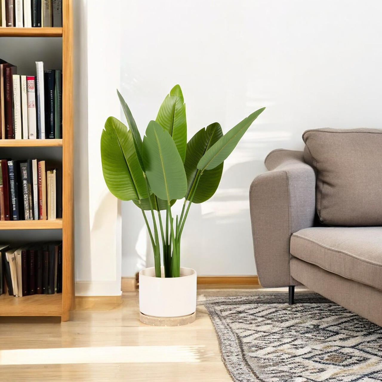 Artificial Bird of Paradise Tree in Nursery Pot (New)