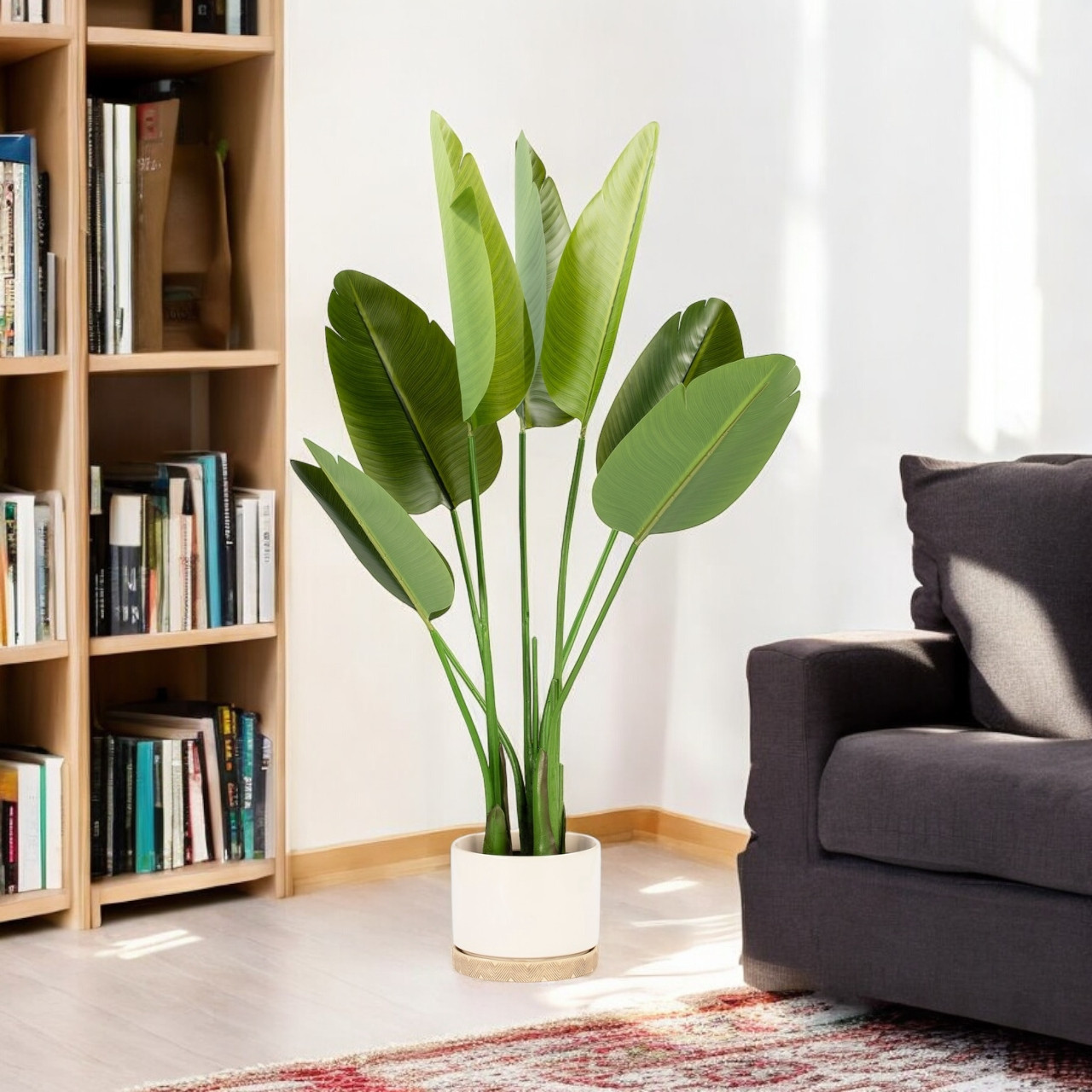 Artificial Bird of Paradise Tree in Nursery Pot (New)