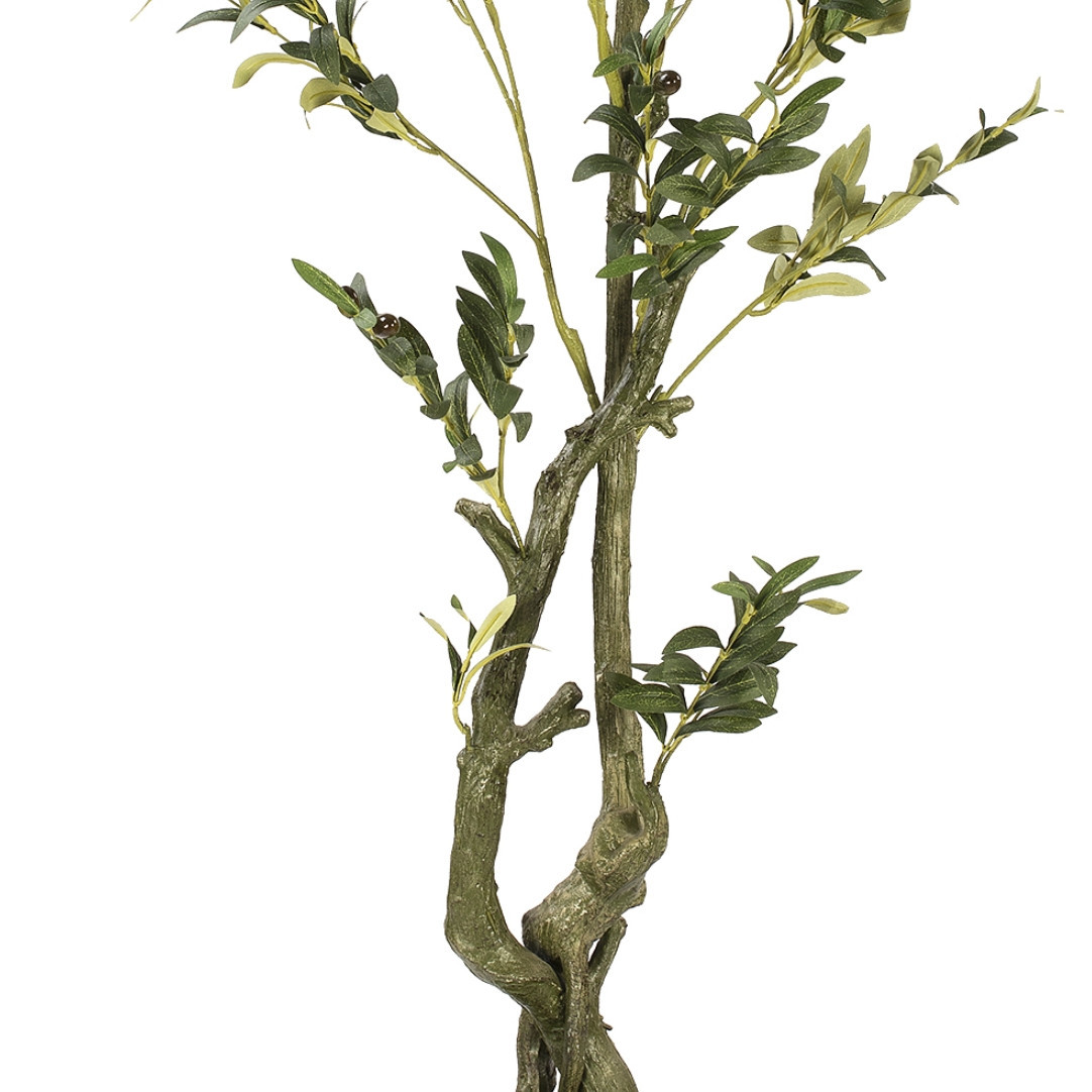 Faux Olive Tree with Branches and Fruits in Pot (New)