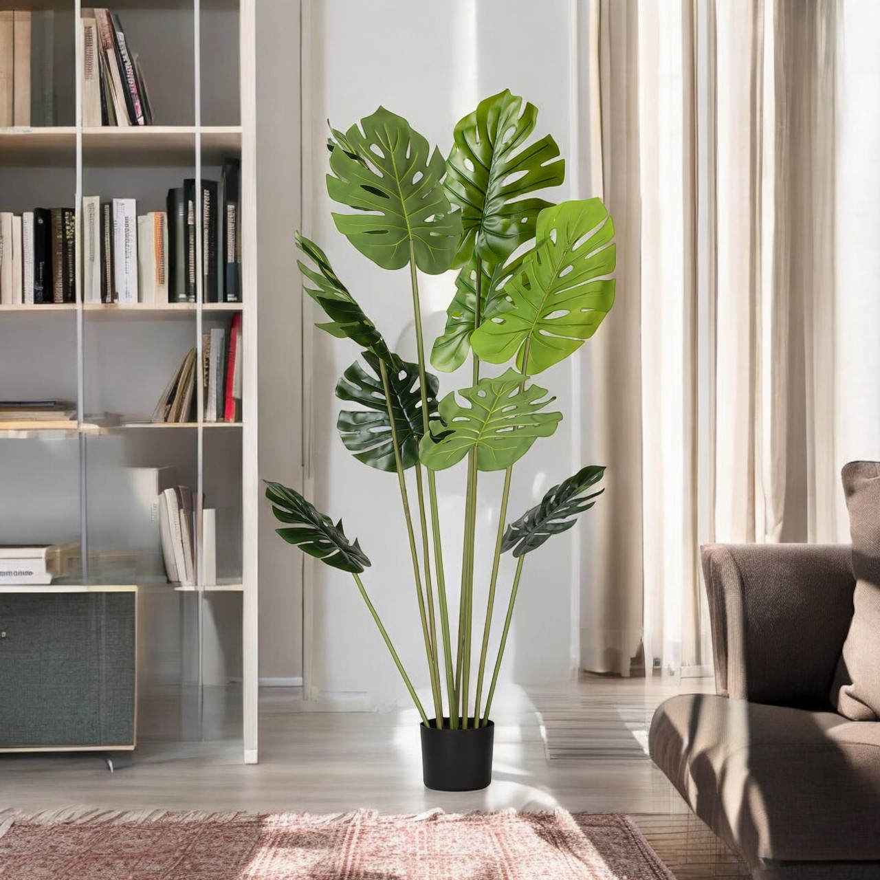 Artificial Monstera Tree in Nursery Pot (New)