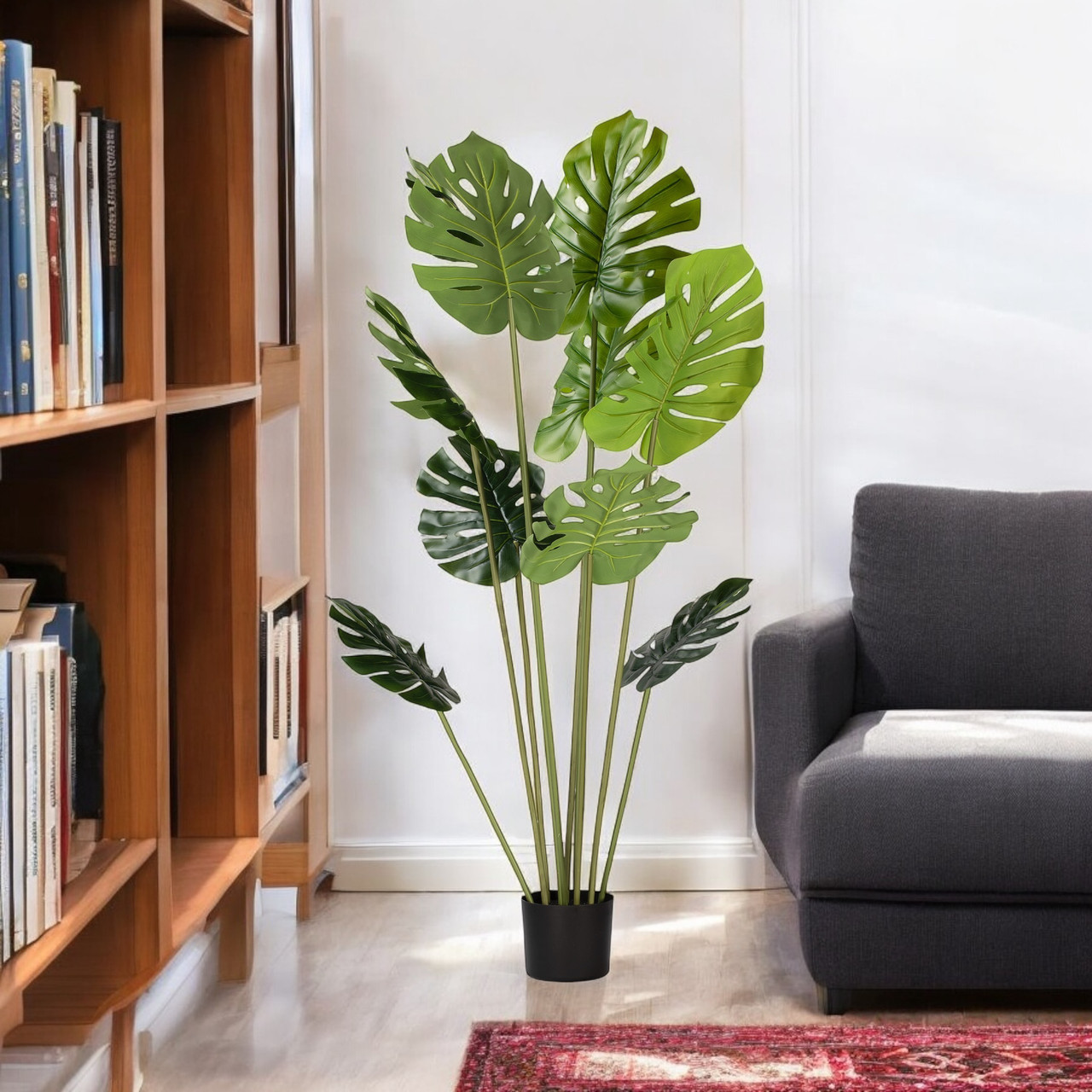 Artificial Monstera Tree in Nursery Pot (New)