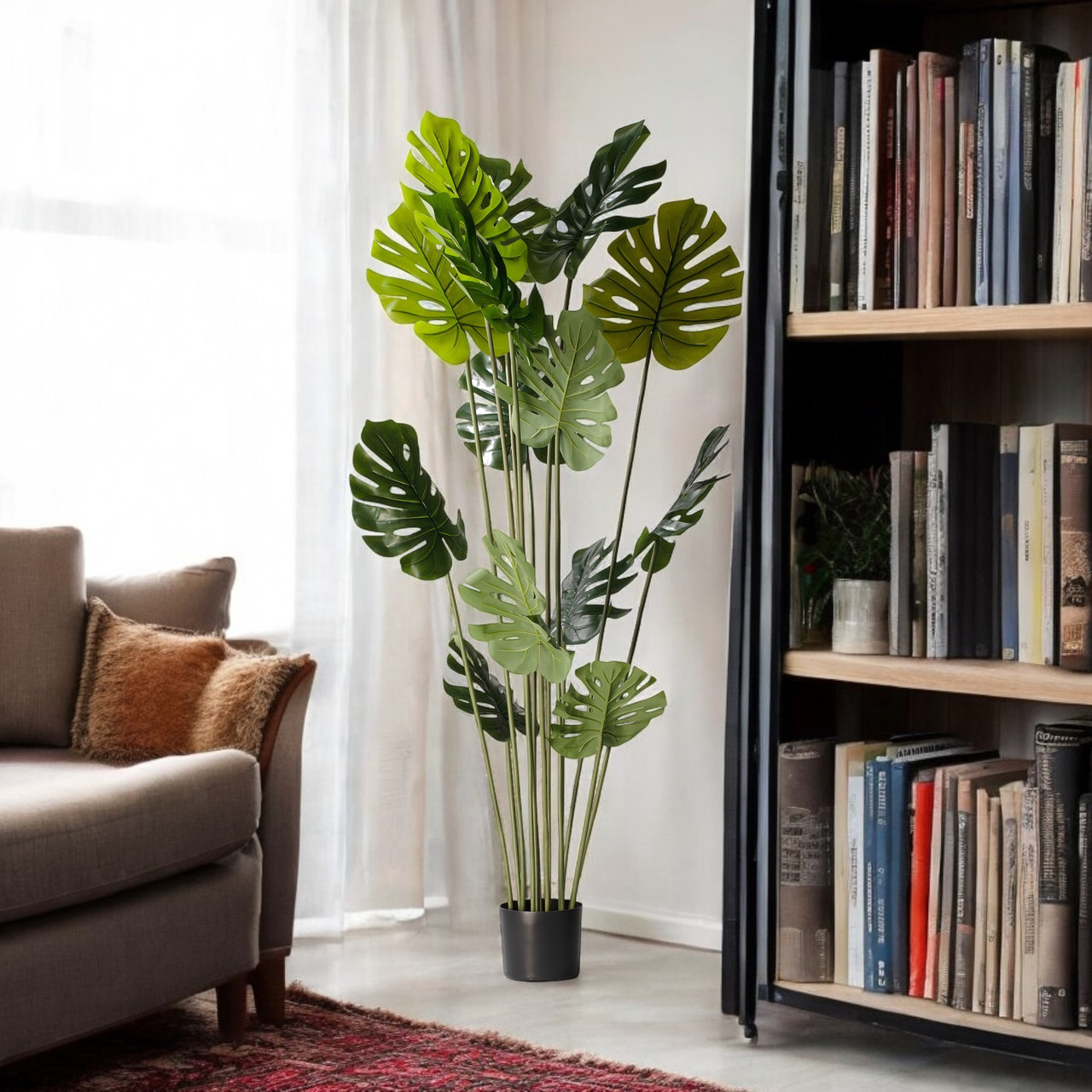 Artificial Monstera Tree in Nursery Pot (New)