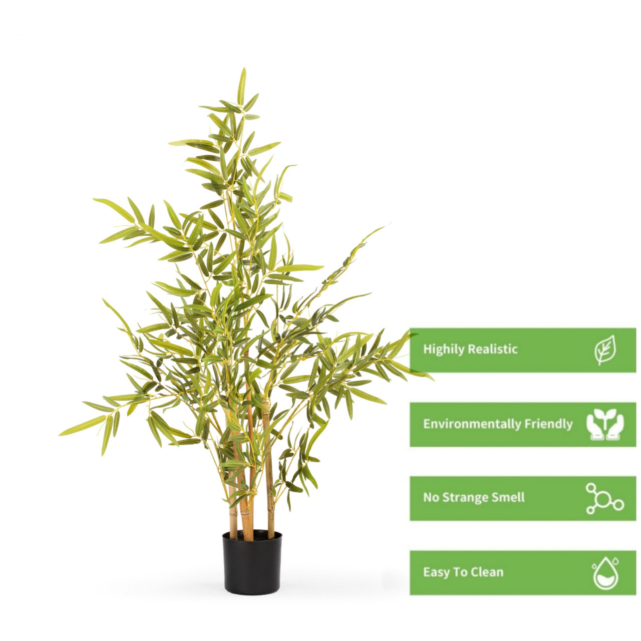 Artificial Bamboo Tree in Nursery Pot (New)