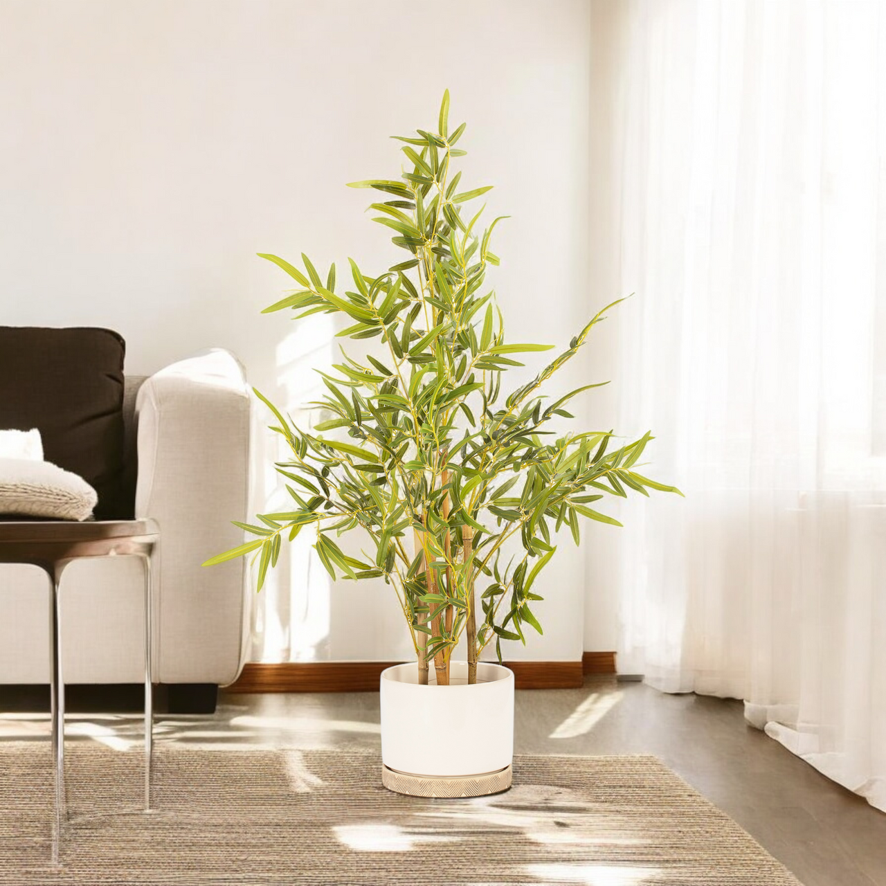 Artificial Bamboo Tree in Nursery Pot (New)